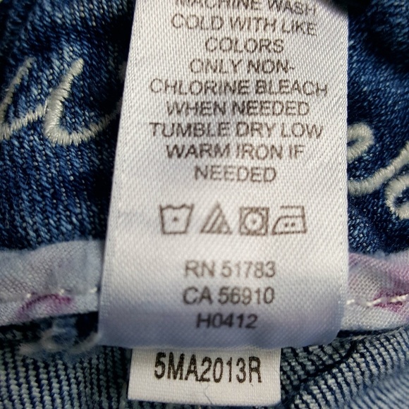 Maurices Original Jeans Blue Size 3/4 - Picture 7 of 8